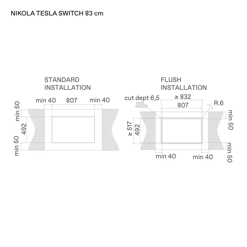 Maßzeichnung NikolaTesla Switch