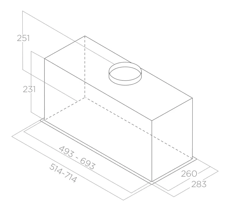 Maßzeichnung Fold