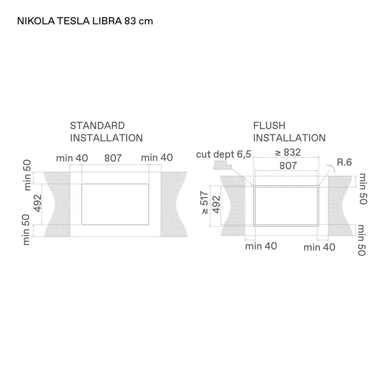 Maßzeichnung NikolaTesla Libra