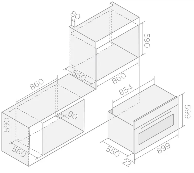 Virtus Multi 90 TFT Einbausituation 2