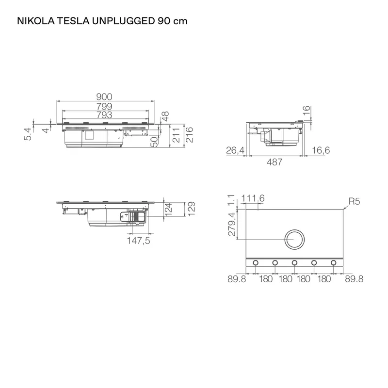Maßzeichnung NikolaTesla Unplugged