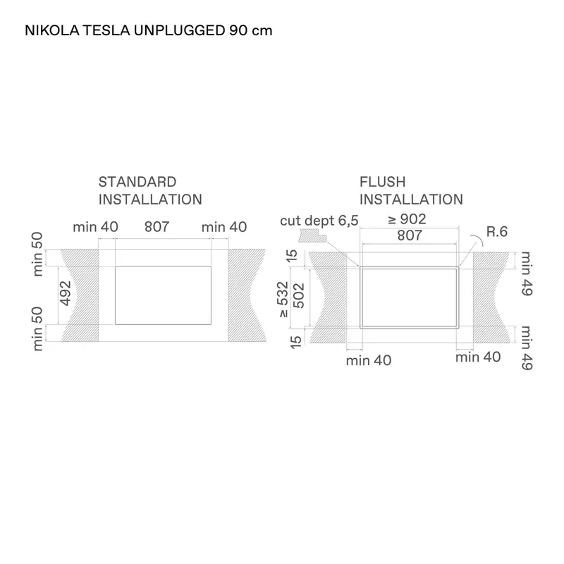 Maßzeichnung NikolaTesla Unplugged