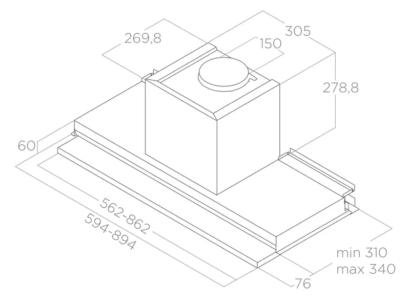 Maßzeichnung Boxin Dry