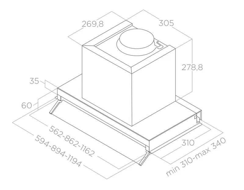 Maßzeichnung Boxin