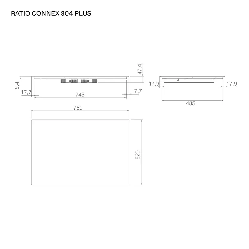 Ratio Connex 804 Plus Einbausituation 1