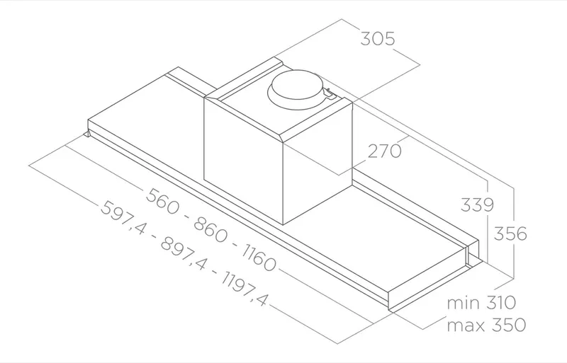 Maßzeichnung Lever